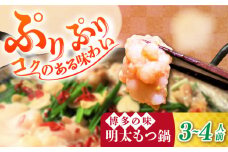 【ランキング1位受賞！】 博多 明太 もつ鍋 セット 3-4人前《築上町》【株式会社MEAT PLUS】 小分け セット [ABBP003] 10000円