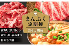 【3回定期便】【大人数のご家庭に】まんぷく定期便《築上町》【株式会社MEAT PLUS】 [ABBP113] 164000円