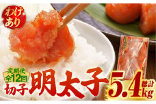 【全12回定期便】【訳あり】博多 辛子明太子 切子 450g ～味わい豊かに粒仕立て～《築上町》【株式会社マル五】 明太子 めんたい 明太 [ABCJ053] 102000円