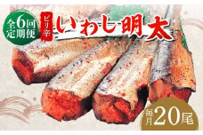 【全6回定期便】ピリ辛 いわし明太20尾《築上町》【株式会社マル五】 [ABCJ079] 98000円