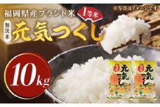 【先行予約】【令和7年産】福岡県産ブランド米「元気つくし」無洗米 10kg (5kg×2袋)【2025年11月以降順次発送】《築上町》【株式会社ゼロプラス】 [ABDD004] お米 白ご飯 元気つくし ブランド米 おにぎり 44000円