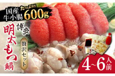 博多明太もつ鍋セット（4～6人前）《築上町》【株式会社ベネフィス】 [ABDF007] 26000円