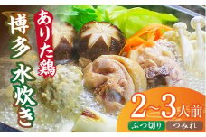 博多水炊き（ありた鶏ぶつ切り・つみれ）セット2～3人前《築上町》【株式会社ベネフィス】 [ABDF011] 12000円