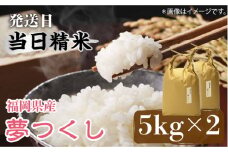 【先行予約】福岡の食卓ではおなじみの人気のお米「夢つくし」5kg×2袋 [10kg] [白米]【2024年11月下旬以降順次発送】《築上町》【株式会社ベネフィス】 [ABDF032] 精米 米 ご飯 ごはん こめ コメ 26000円