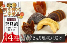 【全6回定期便】【明治神宮ご奉献品】奈良漬 「琥珀漬」4種 1.19kg 詰め合わせ《築上町》【有限会社奈良漬さろん安部】 ギフト 贈り物 贈答 [ABAE047] 120000円