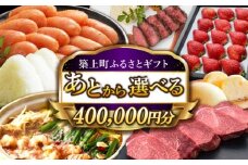 【あとから選べる】築上町ふるさとギフト 40万円分 ハンバーグ 餅 米 明太子 博多和牛 [ABZY016] 400000円