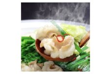 博多もつ鍋セット(九州醤油仕立て) 2～3人前　国産牛もつ300g《築上町》【株式会社ベネフィス】 [ABDF151] 12000円