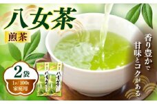 八女茶煎茶 100g×2袋《築上町》【株式会社木村食品(千代海苔株式会社)】お茶 茶 緑茶 ギフト [ABEI005]