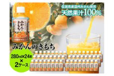 みかんのきもち　280ｍl×24本×2ケース［A0001-0002］