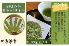 嬉野茶　抹茶入り玄米茶　１００ｇ×５本（A6306-08）