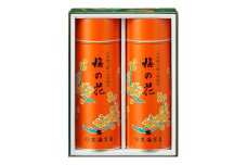 「梅の花」焼海苔・味附海苔１号缶２本詰合せ［A62012-02］