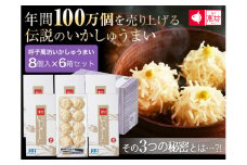 呼子萬坊いかしゅうまい8個入×6箱セット（A6005-11）