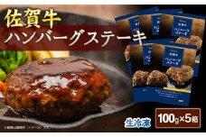 佐賀牛ハンバーグ〈生冷凍〉（100g×5個）［A6107-11］