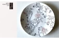 【有田焼/ARITA PORCELAIN LAB(アリタポーセリンラボ)】東洋の花・フラットプレートL［A0178-0008］