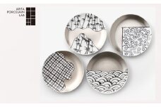 【有田焼/ARITA PORCELAIN LAB(アリタポーセリンラボ)】繁栄 平皿（小）4枚セット［A0178-0012］