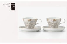 【有田焼/ARITA PORCELAIN LAB(アリタポーセリンラボ)】更紗・ペアカップ&ソーサー［A0178-0017］