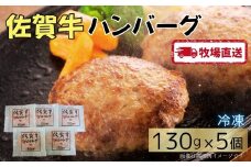 佐賀牛ハンバーグ5個 ［A0102-0002］