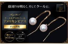 クールなアコヤパール・アメリカンピアス：C152-002