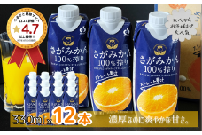 さがみかん100％搾り 330ml×12本：B125-013