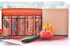 佐賀産熟成お酢使用【佐賀野菜のピクルス】5本：B210-012