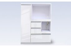 90レンジ台 クオーネ（白）【諸富家具】：C139-003