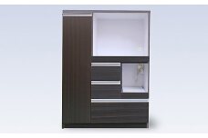 90レンジ台 クオーネ（DB）【諸富家具】：C139-005