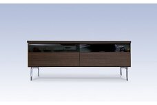 120TVボード シャープ（ダークブラウン）【諸富家具】：B890-003
