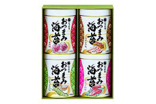 山本海苔店 おつまみ海苔 4缶詰合せ：B145-013