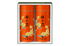 「梅の花」焼海苔・味附海苔2号缶詰合せ：B220-034