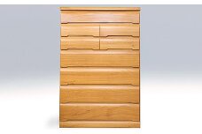 100HC無垢材使用チェスト蓮（NA）【諸富家具】：C193-004