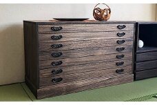 桐たんす 時代仕上げ総桐タンス 7段：C197-006