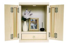 メモリアルボックス虹M（4枚戸）【諸富家具】：B550-001