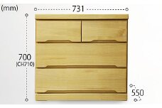 75-3LCD奥深 押入れ収納（NA）【諸富家具】：C113-011
