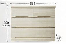 90-3LC収納家具（白）【諸富家具】：C113-014