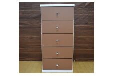 43.5チェストキャンディ5段（全6色）【諸富家具】：B700-002