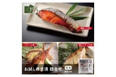 お試し西京漬 詰合せ（6切）（化粧箱入）：B140-077