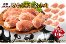 嬉しい真空小分け4.0kg！佐賀ブランド「ありたどり」　豊富なたんぱく　鶏胸肉（8~12枚）：B145-011