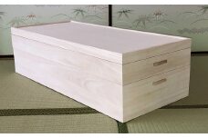桐たんす 着物収納の定番 桐箱2段 KR-1M：B535-004
