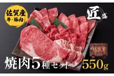 佐賀牛＆佐賀県産豚肉  焼肉セット 匠盛：B280-003