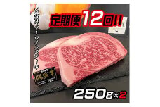 【定期便12回】佐賀牛ステーキ 250g×2：C345-004