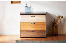 チェスト 60cm幅3段 ルコッタ【諸富家具】：B635-001