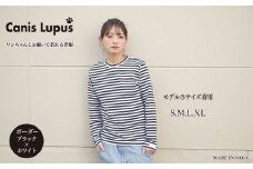 わんちゃんとお揃いで着れる長袖ボーダーTシャツ：B320-004