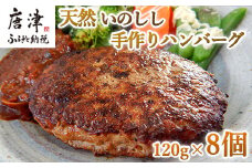 手作りいのししハンバーグ 120g×8個(合計960g) 冷凍 ギフト お弁当 ジビエ