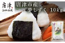 『先行予約』【令和6年産】佐賀県唐津市産夢しずく 10kg 程よい粘りと優れた食味 時間をかけてゆっくり精米することでふっくらつやつや炊き上がる