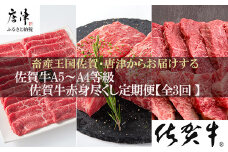 「定期便全3回」 佐賀牛 赤身づくし 寄附翌月から発送 モモスライス400g モモブロック800g ヒレ300g (合計1.5kg) A5～A4等級 ギフト 贈り物