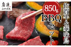 佐賀牛 華味鳥 BBQセット 2種 合計850g アウトドア バーベキュー 牛肉 鶏肉