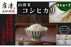 【令和6年産】山間米 コシヒカリ 5kg×2袋(合計10kg) 唐津 七山