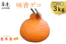『先行予約』【令和8年3月上旬発送】味香デコ 3kg 新品種 果皮も美味しく食べられる！フルーツ 果物 デザート 柑橘