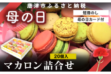 「母の日」唐津マカロン20個入り詰合せ スイーツ 個包装 お菓子 洋菓子 プレゼント ギフト