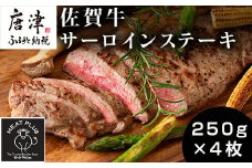 艶さし！佐賀牛サーロインステーキ 250g×4枚(合計1kg) 肉 牛肉 ステーキ 焼肉 BBQ バーベキュー ギフト アウトドア